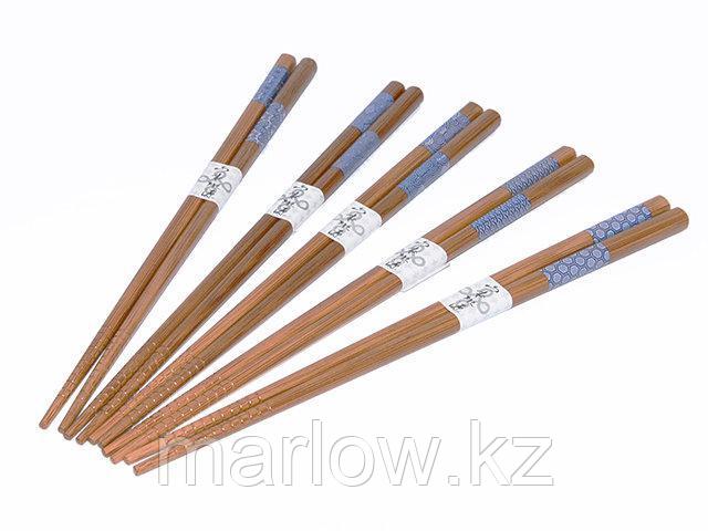 9585 FISSMAN Набор из 5 пар палочек для суши 22 см (бамбук) - фото 1 - id-p111400999