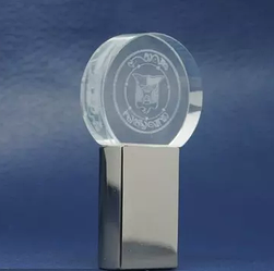 Флешка стекло 2 гб (круглая)