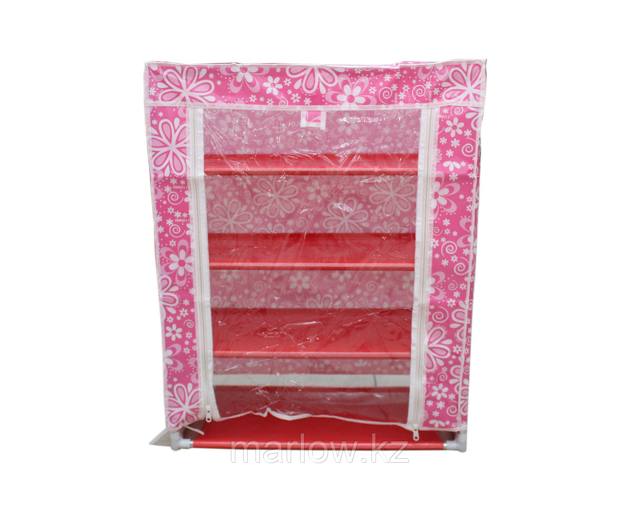 Тканевой шкаф для обуви, розовый, 72 см - фото 1 - id-p111401609