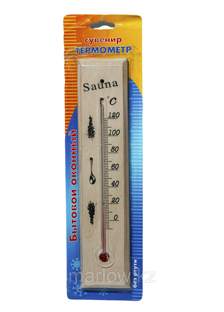 Термометр для бани и сауны, без ртути - фото 1 - id-p111401739