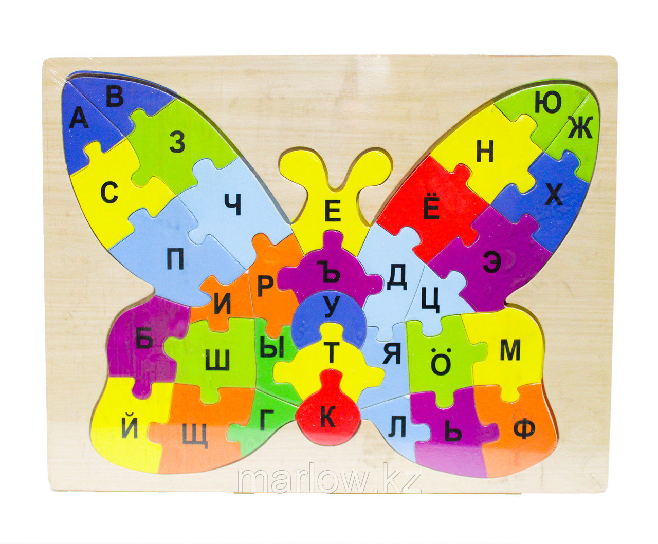 Пазл для малышей "Алфавит бабочка", 30*28 см - фото 1 - id-p111401952