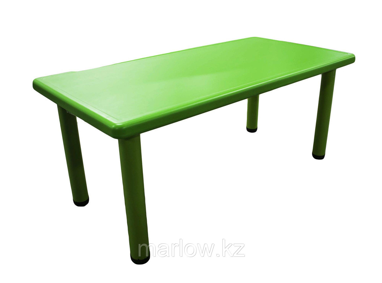 Столик пластиковый, зелёный, 120*60*51 см - фото 1 - id-p111402106