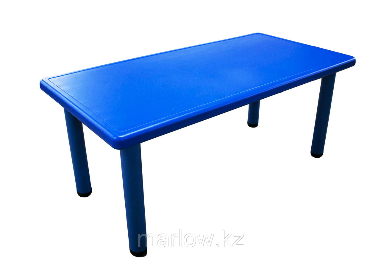 Столик пластиковый, синий, 120*60*51 см - фото 1 - id-p111402108