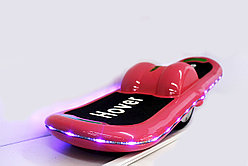 Электроборд (гироскутер) "Hover Wheels", с подсветкой (розовый)