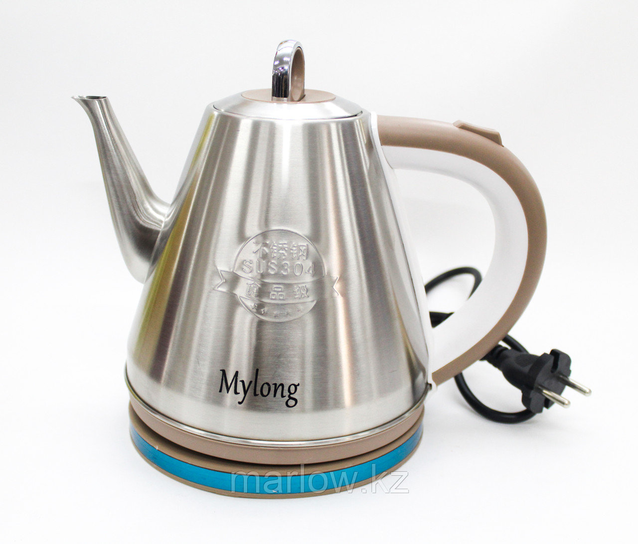 Электрический чайник MYLONG MY-1508, нержавеющая сталь, 1,5 л - фото 1 - id-p111402295