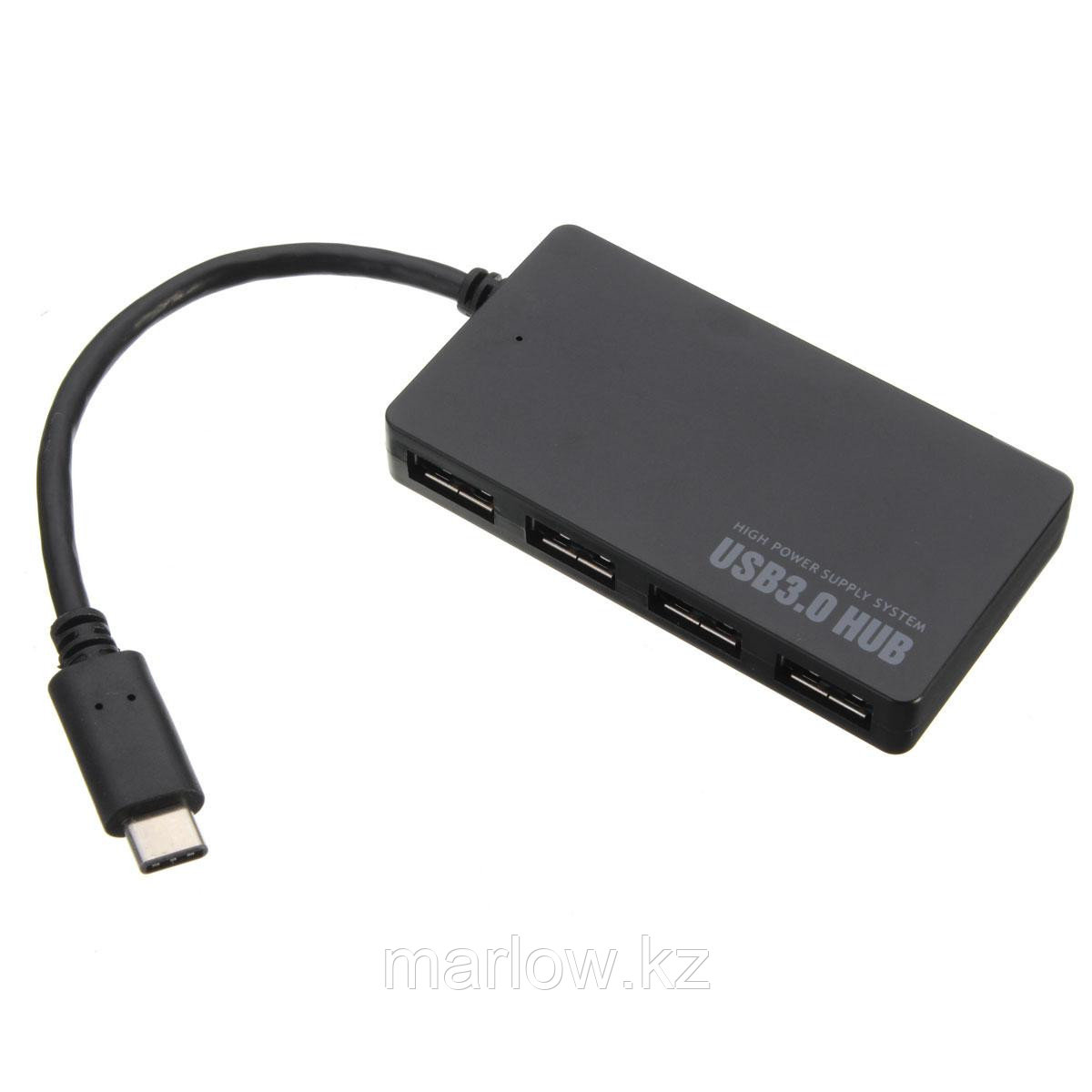 Концентратор "HUB USB 3.0 High Power Supply System 4 Port to Type C 3.1" - фото 1 - id-p111402804