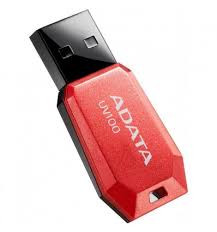 USB-флеш-накопитель "A-DATA USB Dash Drive 2.0 32GB Slim Bevelled M:UV100 Red" - фото 1 - id-p111402819