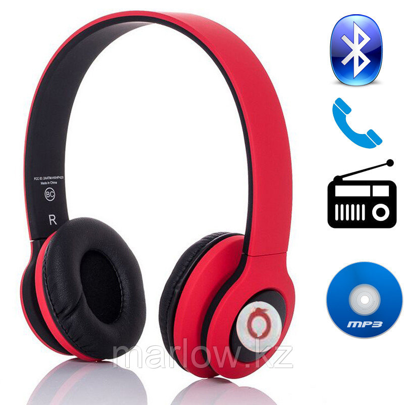 Наушники "Bluetooth V3.0 Headphones+ microphone S-450,Distance up to 20 meters" - фото 3 - id-p111403052