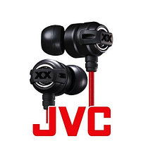 Наушники "Headphones for iPad / MP3 / iPone JVC HA-FX1X Noise isolation, Ø15mm, 104dB/mW,5-23,000Hz,1.2m"