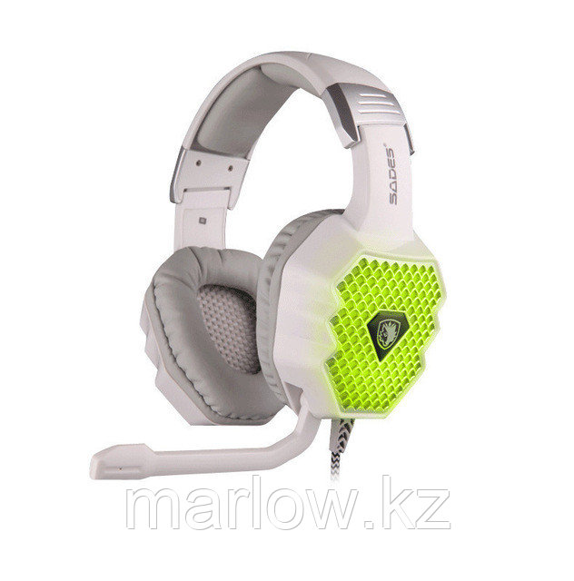 Наушники "Headphones+ microphone SADES A70 Gaming,Series,7in1 Sound Efect,Deep Bass,Ø 50mm,16Ω ± 15 " - фото 5 - id-p111403087