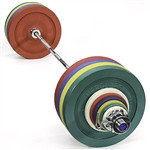 Штанга IWF жен. 185 кг трениров. цвет.