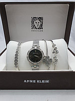 Подарочный набор для женщин ANNE KLEIN, часы с браслетами в подарочный упаковке, 0023-2-60