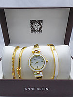 Подарочный набор для женщин ANNE KLEIN, часы с браслетами в подарочный упаковке, 0027-2-60