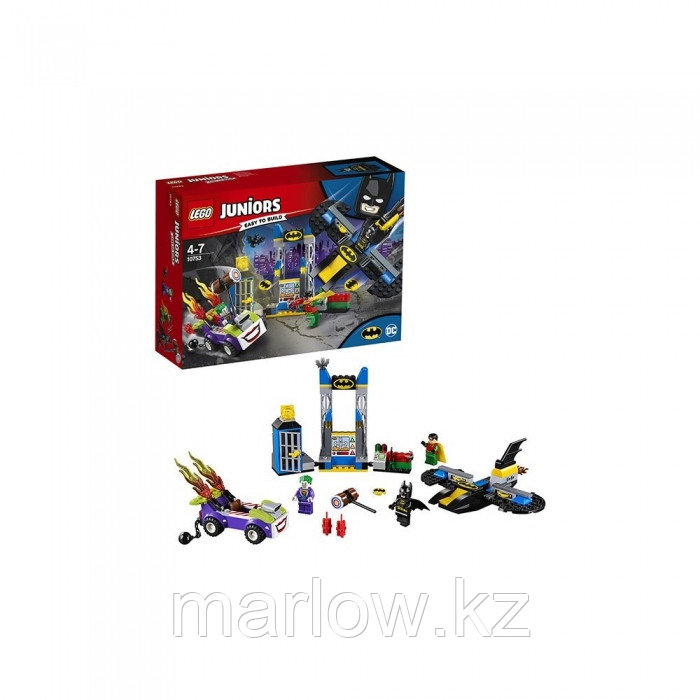 Lego Juniors 10757 Конструктор Лего Jurassic World Грузовик спасателей для перевозки раптора - фото 8 - id-p111407464