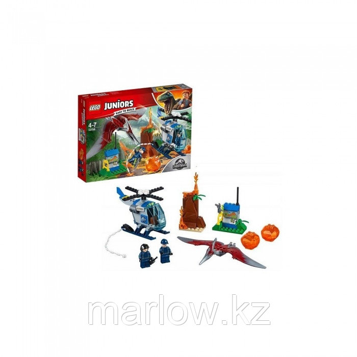 Lego Juniors 10758 Конструктор Лего Джуниорс Jurassic World Побег Ти-Рекса - фото 8 - id-p111407465