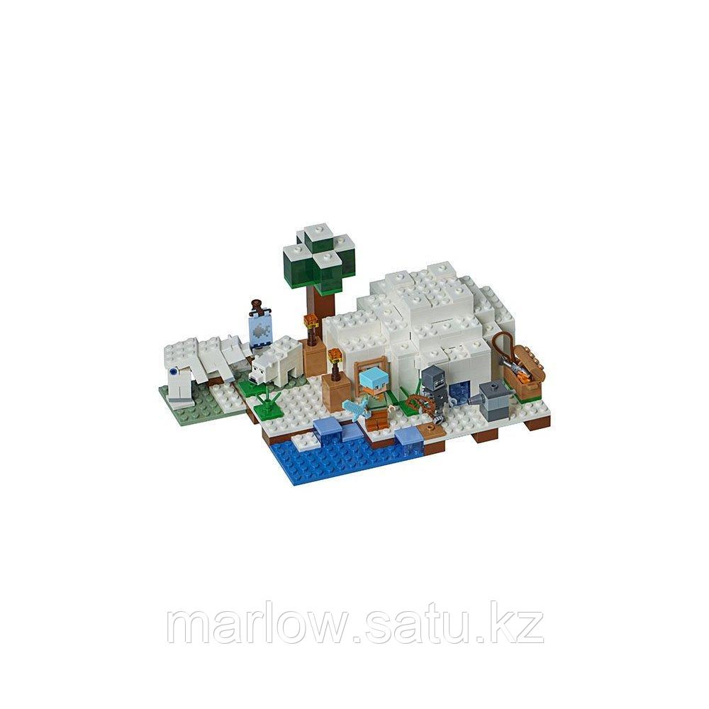 LEGO Minecraft 21142 Конструктор ЛЕГО Майнкрафт Иглу - фото 2 - id-p111407489