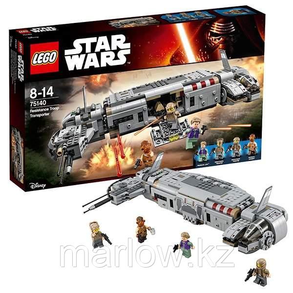 Lego Star Wars 75140 Лего Звездные Войны Военный транспорт Сопротивления - фото 1 - id-p111407688