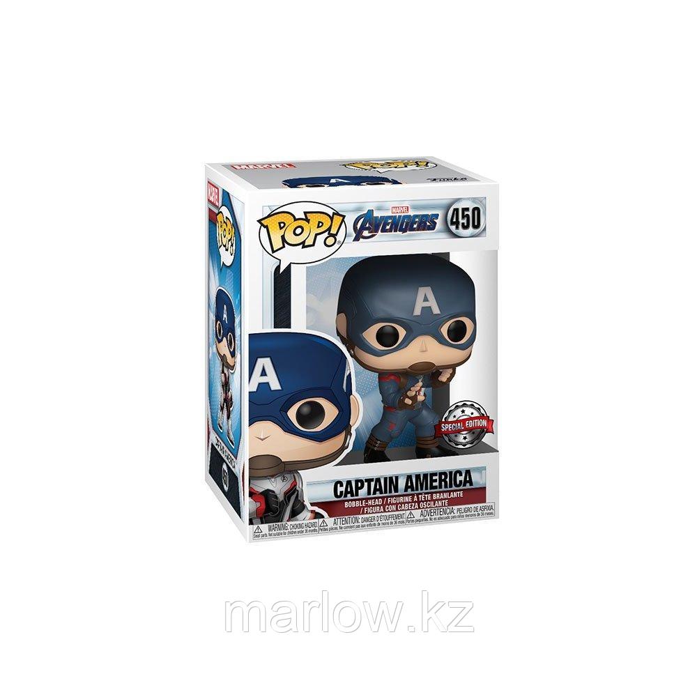 Funko POP 36661F Bobble: Marvel: Avengers Endgame: Captain America 36661 - фото 3 - id-p111409484