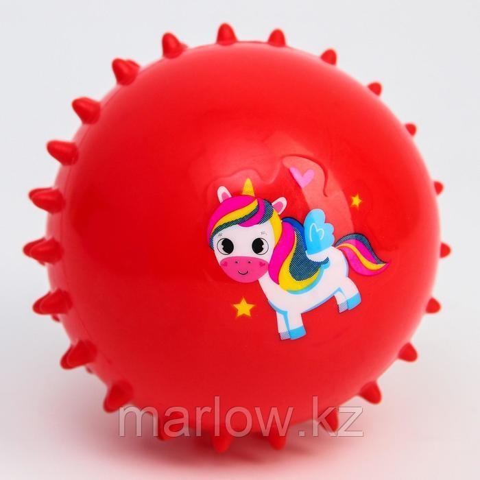 Развивающий массажный мячик «Волшебная Пони», цвет МИКС, d= 8 см, мягкий - фото 2 - id-p111407365