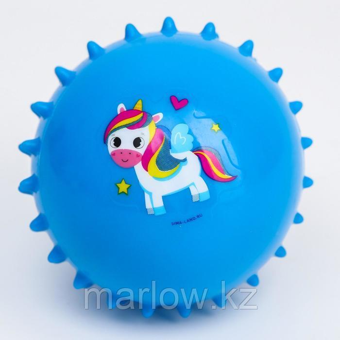 Развивающий массажный мячик «Волшебная Пони», цвет МИКС, d= 8 см, мягкий - фото 5 - id-p111407365
