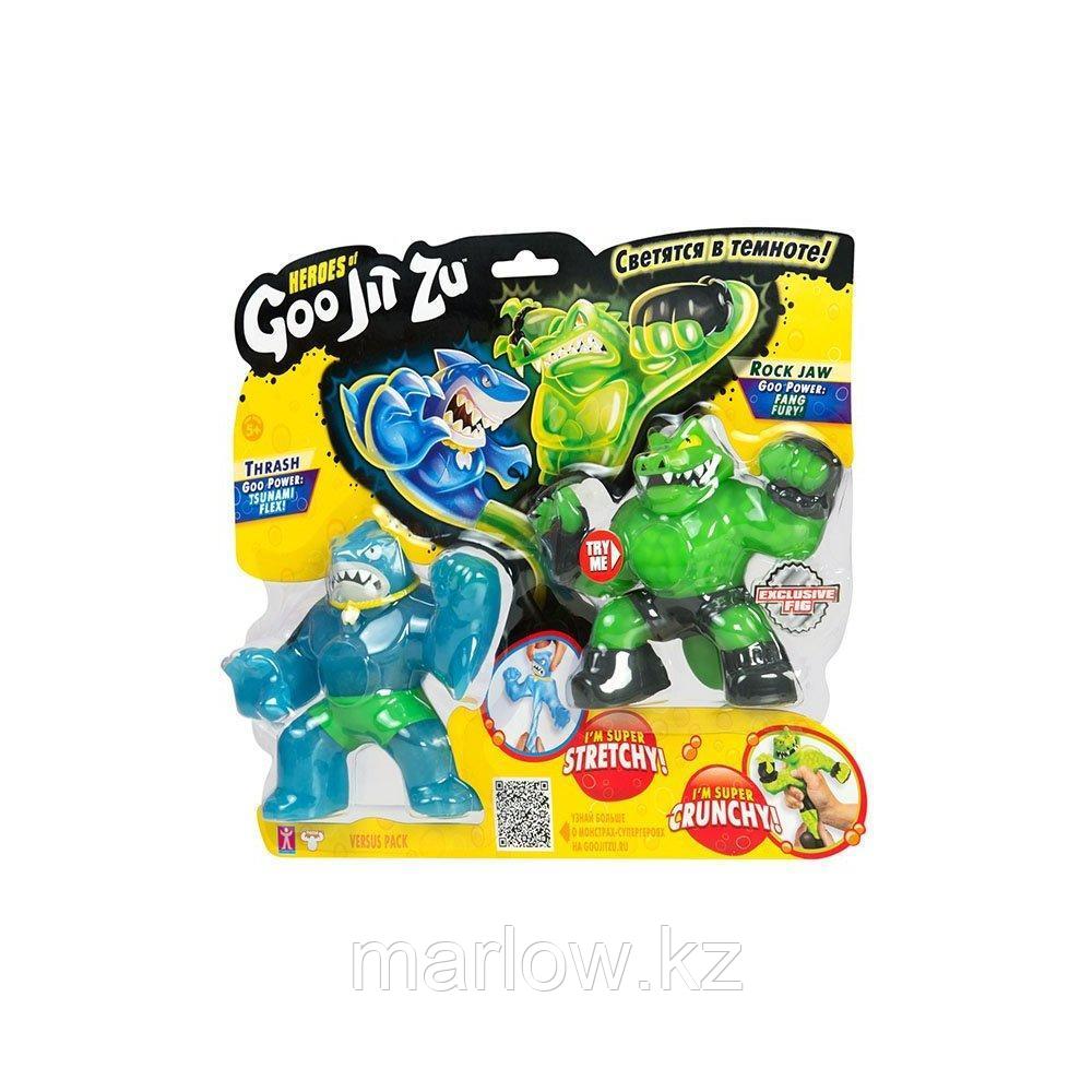 GooJitZu 37336 Игровой набор тянущихся фигурок ,Траш и Рок Джо, - фото 2 - id-p111409505