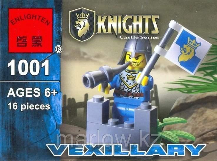 Конструктор BRICK ENLIGHTEN "Knights / Рыцари" Арт.1001 "VEXILLARY / Знаменосец" - фото 1 - id-p111408635