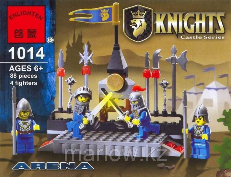 Конструктор BRICK ENLIGHTEN "Knights / Рыцари" Арт.1009 "LION KING KNIGHT / Королевский рыцарь на бе ... - фото 9 - id-p111408636