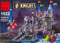 Конструктор BRICK ENLIGHTEN "Knights Castle Series / Рыцари королевства" Арт.1022 "Lion Drawbridge / ...
