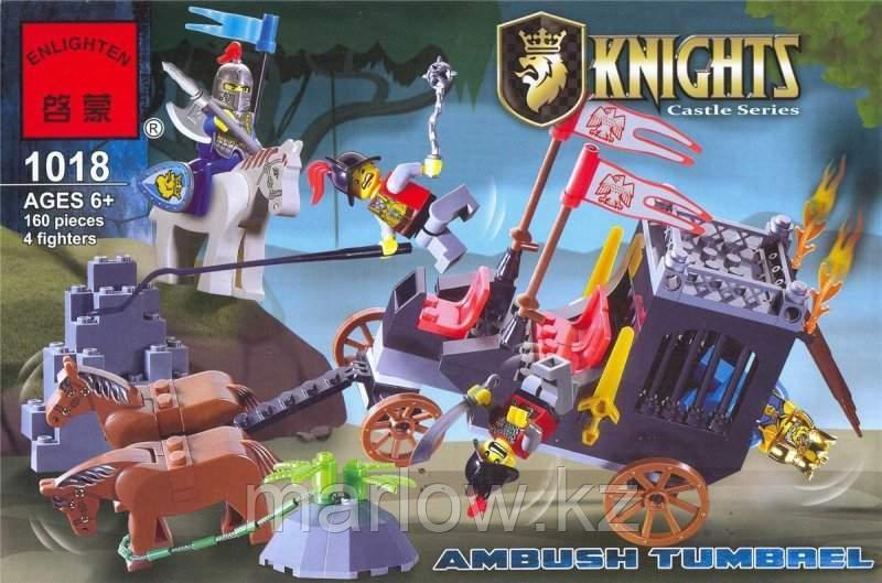 Конструктор BRICK ENLIGHTEN "Knights Castle Series / Рыцари королевства" Арт.1022 "Lion Drawbridge / ... - фото 4 - id-p111408638