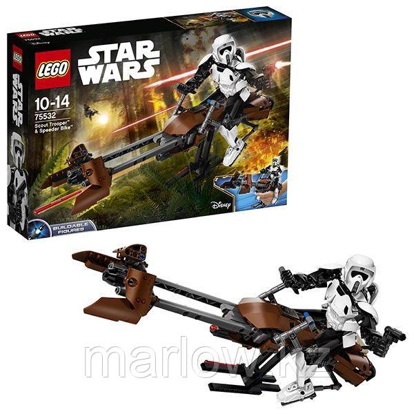 Lego Star Wars 75532 Лего Звездные Войны Штурмовик-разведчик на спидере - фото 1 - id-p111407762
