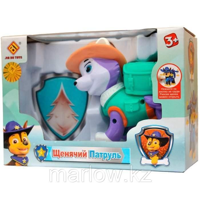 Игрушка Paw Patrol Щенячий патруль серия JD908 Фигурка Щенок Эверест,значок Арт.JD908H - фото 1 - id-p111411456