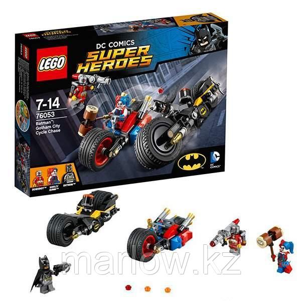 Lego Super Heroes 76053 Лего Супер Герои Бэтман: Погоня на мотоциклах по Готэм-сити - фото 1 - id-p111407794