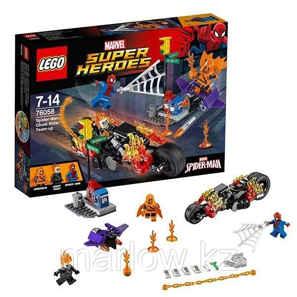Lego Super Heroes 76058 Лего Супер Герои Человек-паук: Союз с Призрачным гонщиком - фото 1 - id-p111407798