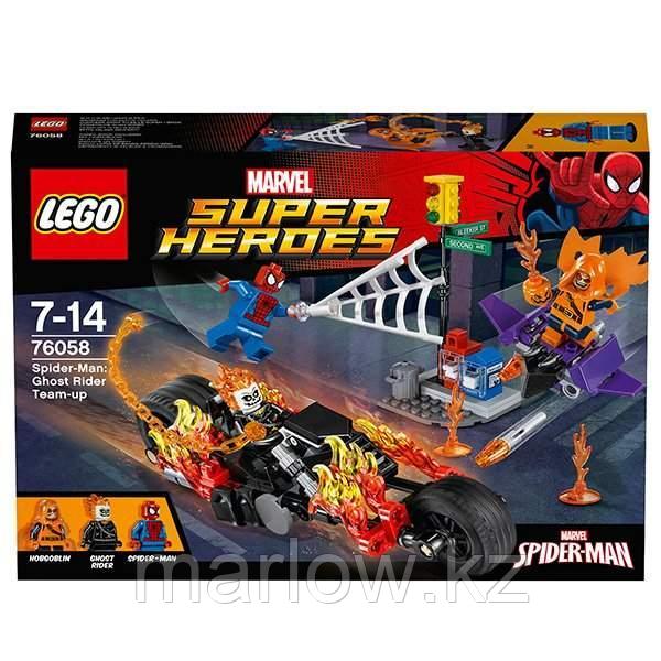 Lego Super Heroes 76058 Лего Супер Герои Человек-паук: Союз с Призрачным гонщиком - фото 2 - id-p111407798