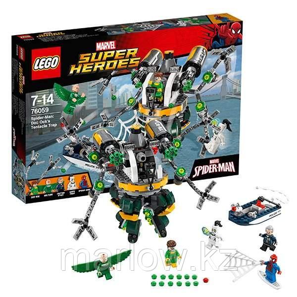 Lego Super Heroes 76059 Лего Супер Герои Человек-паук: В ловушке Доктора Осьминога - фото 1 - id-p111407799