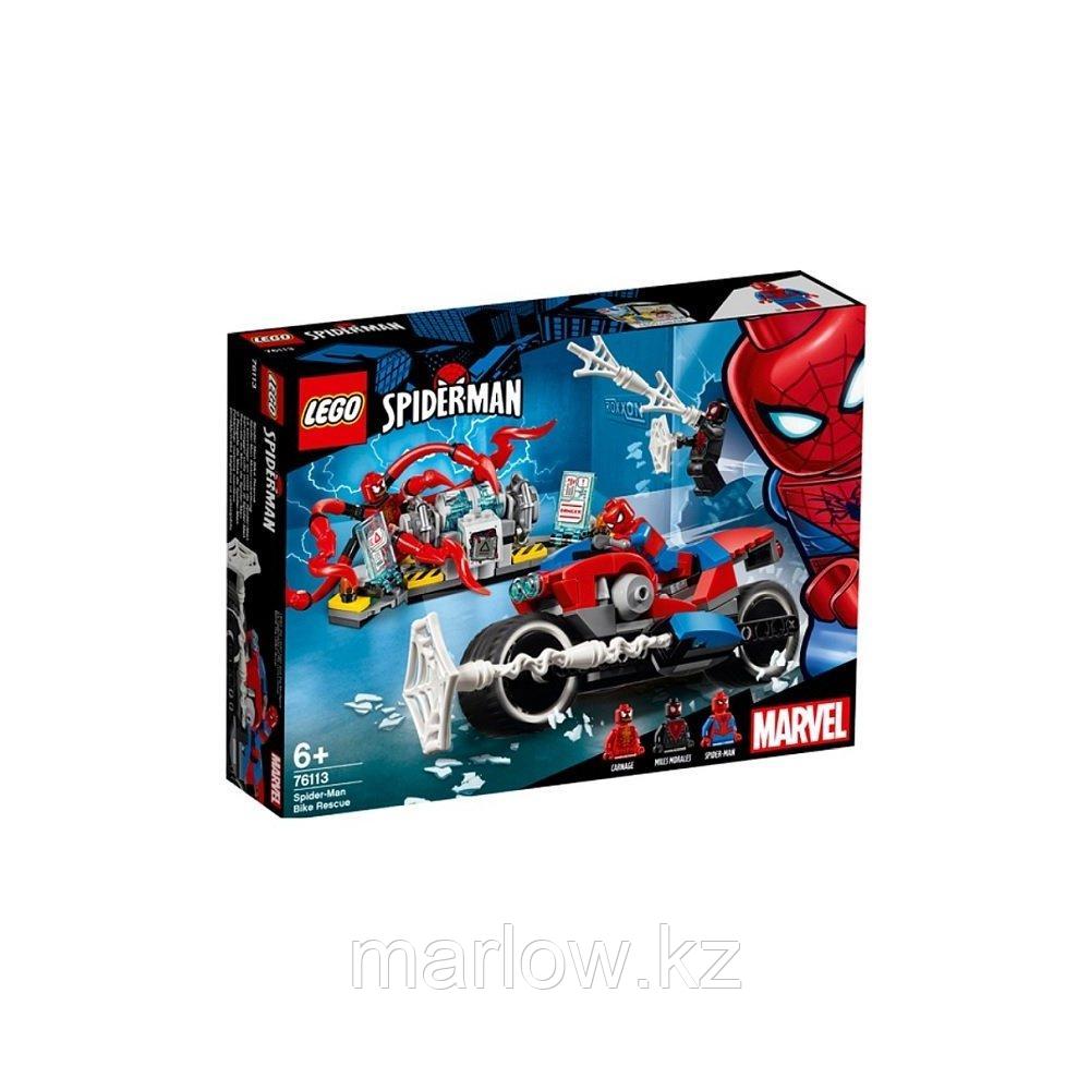 Lego Super Heroes 76113 Конструктор Лего Человек-паук: Спасательная операция на мотоцикле - фото 5 - id-p111407825