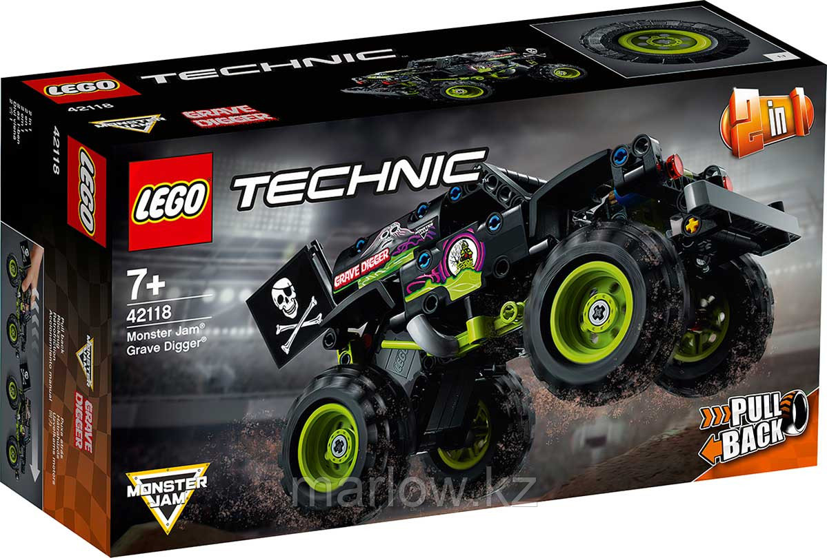 Конструктор Monster Jam Grave Digger LEGO 42118 - фото 3 - id-p111409616