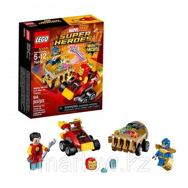 Lego Super Heroes Mighty Micros 76072 Лего Супер Герои Железный человек против Таноса - фото 1 - id-p111407851