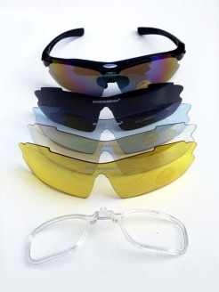Robesbon / Очки для водителей антифары антибликовые для зрения солнцезащитные очки 5в1 0 - фото 4 - id-p111413487