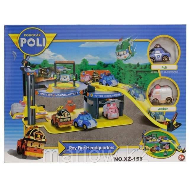 Набор игровой Poli Robocar Поли Робокар Пожарная станция Арт.XZ-155 - фото 1 - id-p111411590