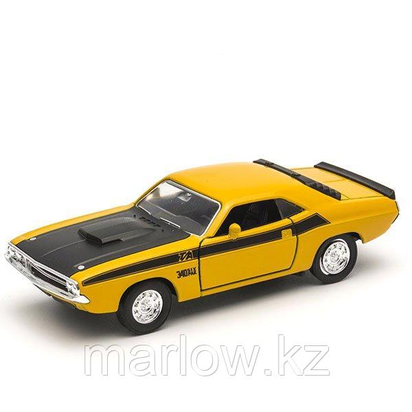 Welly 43663 Велли Модель винтажной машины 1:34-39 Dodge Challenger 1970 - фото 1 - id-p111412607