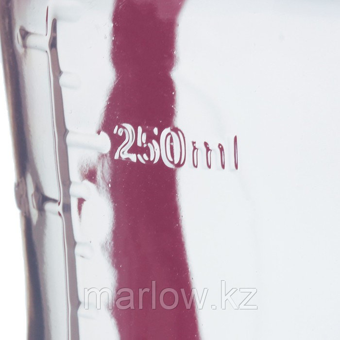 Бутылочка для кормления детская приталенная, с ручками, 250 мл, от 0 мес., цвет красный - фото 4 - id-p111414648