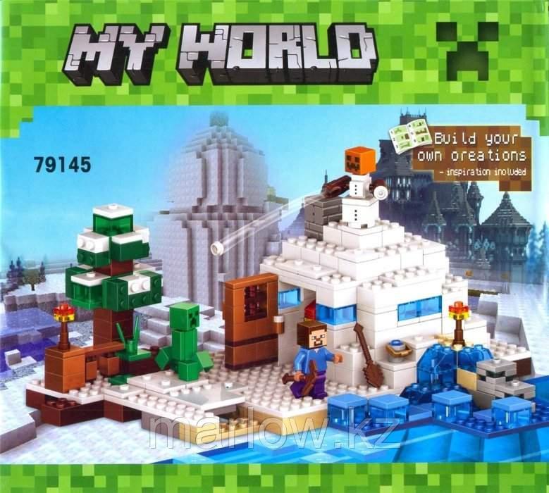 Конструктор LELE "MINECRAFT / MY WORLD / МАЙНКРАФТ" Арт.LELE-79145 "Снежное убежище" - фото 6 - id-p111408886