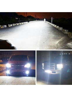 NOVSIGHT / Автомобильные светодиодные лампы Novsight F10-H4/12000Lm/6000K-белый свет/Мощность двух ... - фото 10 - id-p111413623