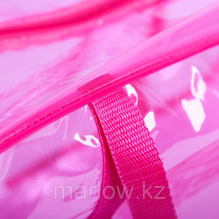 Сумка в роддом 30х50х25, цветной ПВХ, цвет розовый - фото 4 - id-p111414695