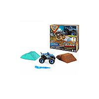 Monster Jam 6045198-MEG Monster Jam Megladon машинасы мен кинетикалық құмы бар ойын жинағы