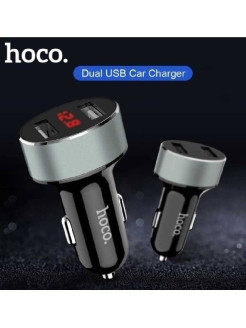Hoco / Автомобильная зарядка для телефона в прикуриватель с 2 USB / Автомобильное зарядное устройст ... - фото 6 - id-p111413677