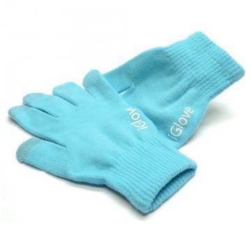 Перчатки iGlove для работы с емкостными экранами (цвет голубой) - фото 2 - id-p111420459