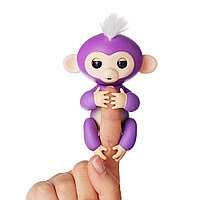 Интерактивная обезьянка Миа Fingerlings Baby Monkey, фиолетовый