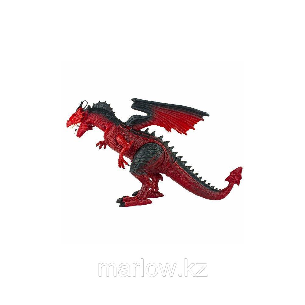1toy T16702 Пламенный Дракон на ИК управлении (звук, свет, движение, парогенератор), красный - фото 2 - id-p111411783